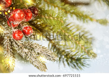Holiday Christmas background 