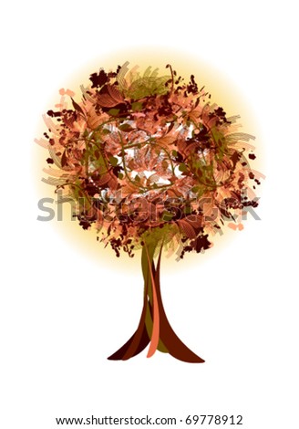 vector illustration of tree
