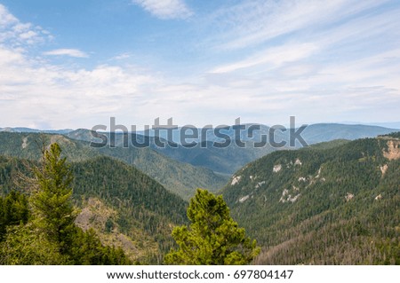 Mountains and sky