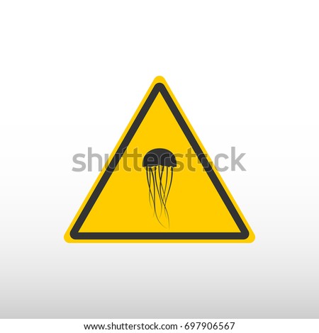 Warning jellyfish icon