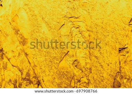 Gold yellow color texture pattern abstract background can be use as wall paper screen saver brochure cover page or for presentations background or articles background also have copy space for text.
