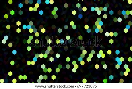 Dark Blue, Yellow vector low poly background. A sample with a polygonal design. Low poly illustration, low polygonal background.