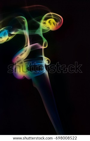 abstract colorful  background with smoke