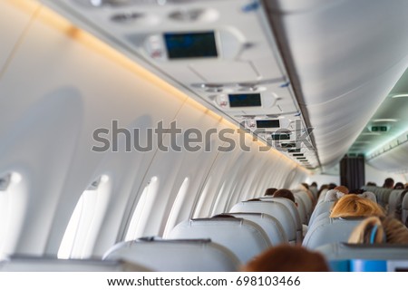 passengers in aircraft during flight new aircraft
