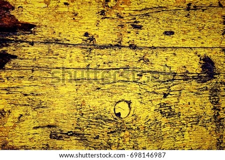 Old paint peeling texture wooden background. Wooden background