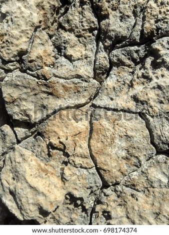 cracked rock surface photo