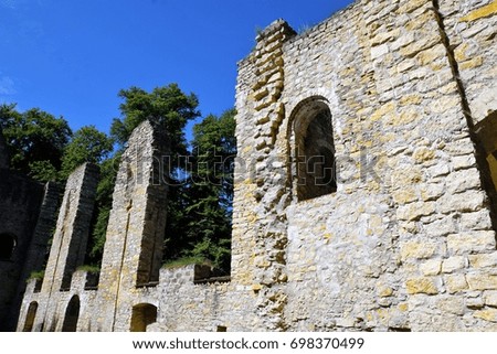 Maria chapel ruin in south germany