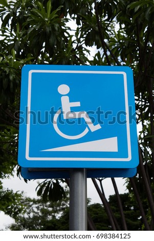 Wheelchair Access Signage