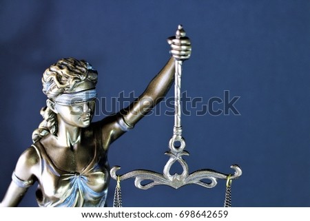 An Image of a Justitia - justice