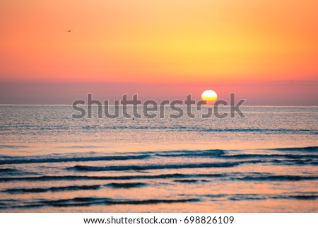 Sunrise on the Caspian Sea