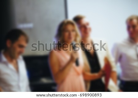 Abstract blur people in party, sociability lifestyle concept