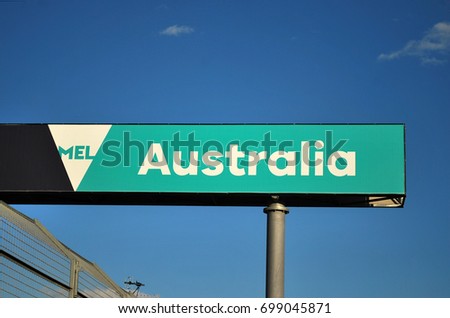 Billboard lightbox Australia road banner