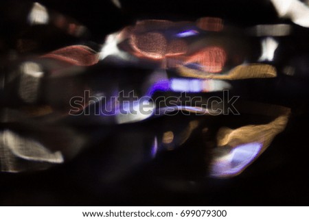 Bokeh background with abstract rays of light
