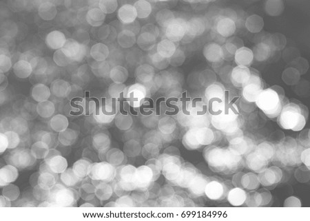 Blurred background bokeh white on a light