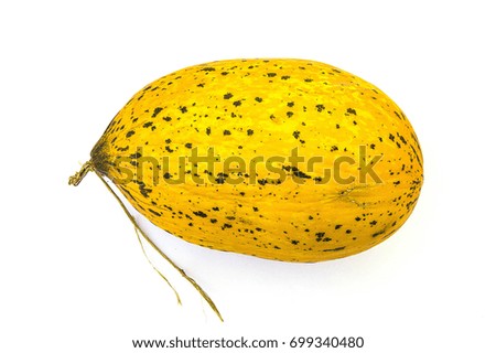 Wonderful melon pictures on a white background, 