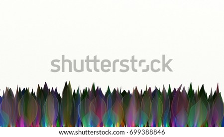 Abstract multicolor  freehand watercolor paintbrush texture and background