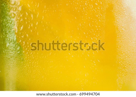Background of fresh cold citrus cocktail.