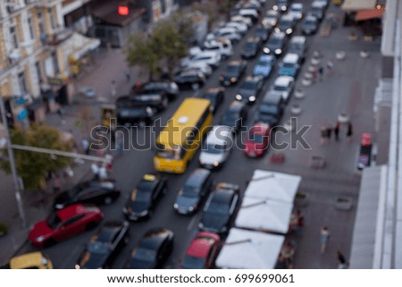 abstract picture, busy traffic. Picture blurred for background abstract and can be illustration to article of traffic. Blurred background abstract and can be illustration to article of traffic in city