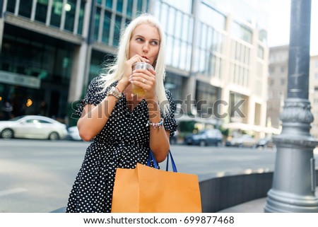 Photo of woman with drink