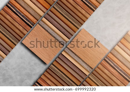 wood laminate veneer sample texture background Royalty-Free Stock Photo #699992320