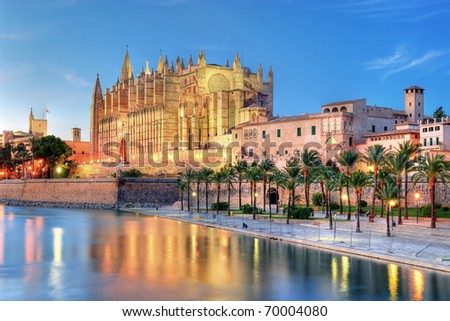 Cathedral of Palma de Majorca Royalty-Free Stock Photo #70004080