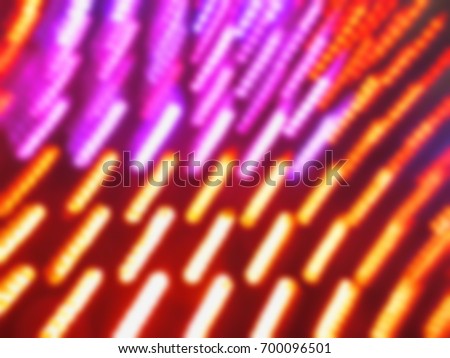 Abstract shape of colorful lights