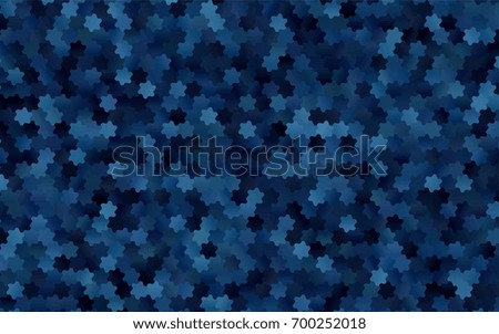 Dark BLUE vector low poly background. A sample with a polygonal design. Low poly illustration, low polygonal background.
