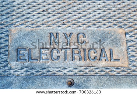 The word electrical on the lid