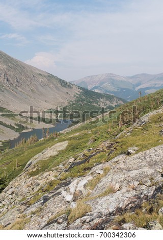 Beautiful Colorado nature and wilderness background in the mountains.