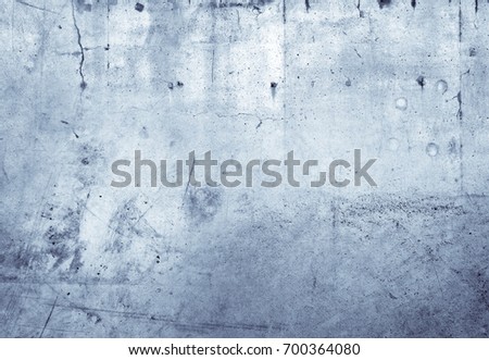 Closeup of blue textured wall