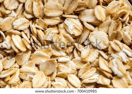 Oatmeal flakes high definition pattern