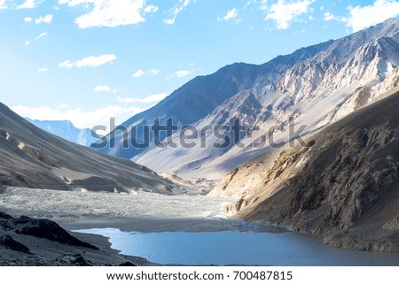 Leh Ladakh highway in Himalayas Aug 2017
