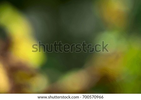 Abstract blurred yellow and green background, photo