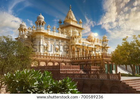 The Jaswant Thada is a cenotaph located in Jodhpur, in the Indian state of Rajasthan. It was used for the cremation of the royal family of Marwar. Jodhpur Rajasthan India