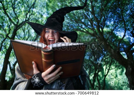 Photo of witch casting spell