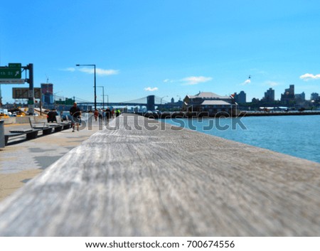 Railing on the Manhattan Quay