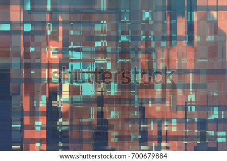 Abstract technology background of a digital glitch