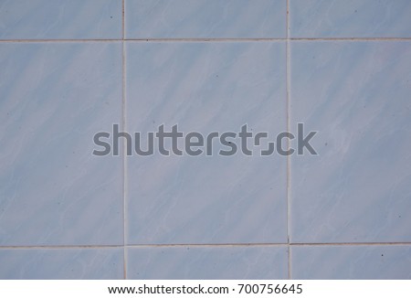 Blue tile floor is used as a background.