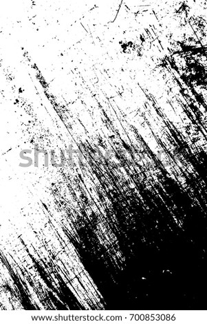 Distress Scratched Overlay Texture. Grunge damaged dirty background. Empty design template. EPS10 vector.