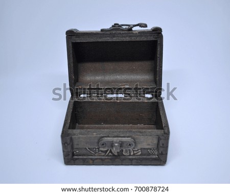 An isolated image of a chest box