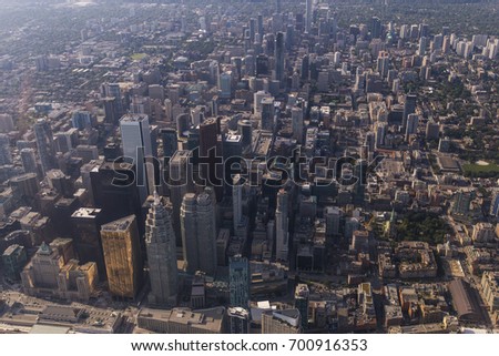 Stunning Aerial View of Toronto from Afar