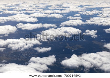 sky , clouds, fluffy, background