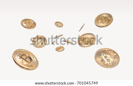 Photo Golden Bitcoins
