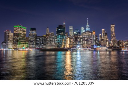 Lower Manhattan Skyline from Brooklyn