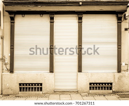 old store front - nice facade
