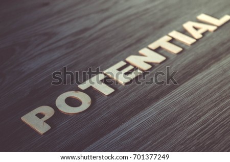 word made with wooden letters. Wooden illustration background