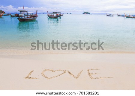 love on the beach or background picture