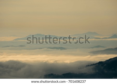 Mountain at dawn