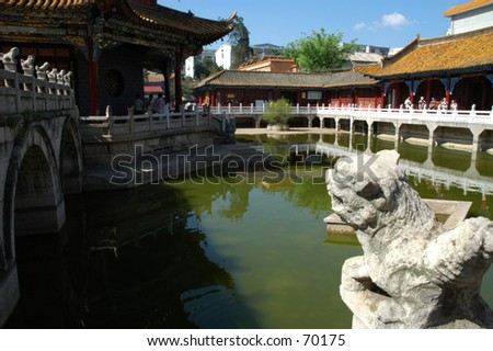 Chinese Taoist temple in China