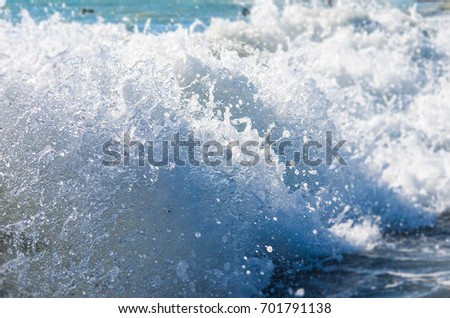 the picture of rough seas
